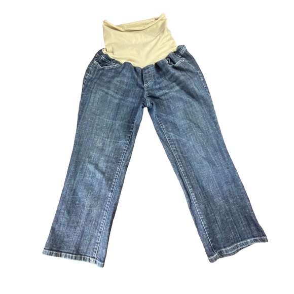 American star Pants & Jumpsuits Maternity Denim Capri Jeans L